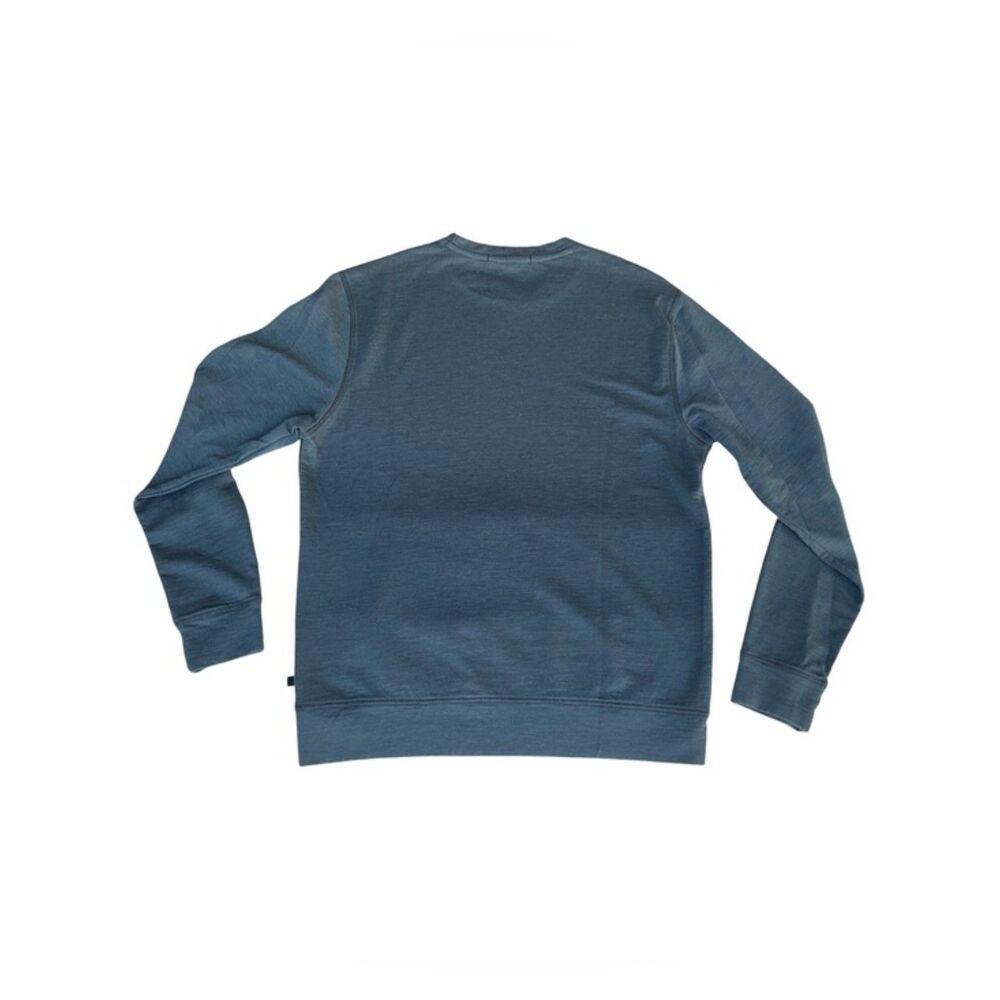 Robert Barakett Blue Crewneck Sweatshirt Pullover Casual Minimalist Modern - Picture 4 of 6